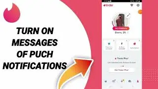 How To Turn On Messages Of Push Notifications On Tinder Dating App 2024