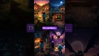 The Last Block Story.. #minecraftsongs #lava #minecraft #gaming #minecraftmovie #sleep #storytime