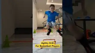 Agility Drill RACE using hurdles to Improve Speed and Explosive Power Basketball #speedandagility