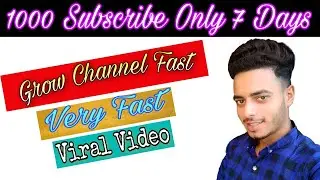 How to get subscribers on youtube fast and easy || get 10000 views || grow youtube channel {HINDI}