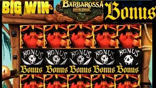 BIG WIN on Barbarossa Slot! 5 Bonus Rounds Unleash Massive Treasure Wins! ⚓💰