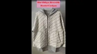 Dior Oblique Reversible Hooded Cardigan review#shorts