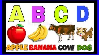 For The First Time | How To Write ABCD For Children | Education ABC Nursery