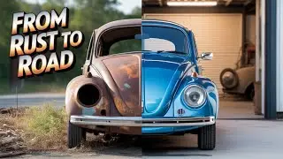 ASMR Car Restoration! 1972 VW Beetle Chassis & Body Restoration Full Build