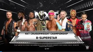 WWE 2K25 NXT Cruiserweight Championship match