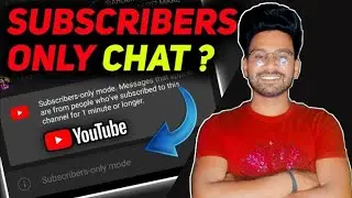 how to enable '' SUBSCRIBER ONLY MODE'' on YouTube live stream | subscribers की बारिश होगी बस देखो😱😮