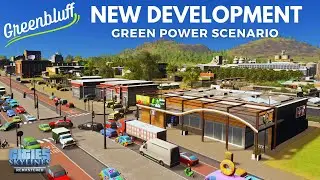 Farming Development Across the River - Green Power Scenario - Let's Play Cities Skylines Remastered