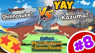 New Dinosaur and having Battle with it| #8 Shinchan me and the Professor game.