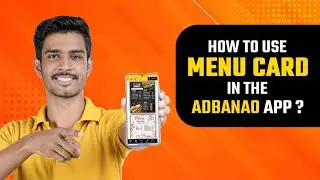 How to create menu card in AdBanao App | hotel menu card