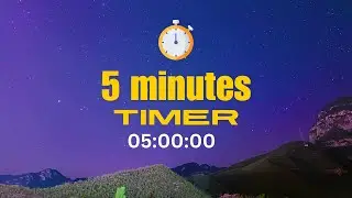 5 minutes timer | Workout timer | Study timer