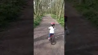 Michelle first MTB experience