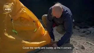 KAZOO Waterproof Backpacking Tent Ultralight 1 Person Tents (Eco-Friendly Fabric)