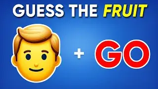 Угадай ФРУКТ по ​​эмодзи? | Ежедневная викторина