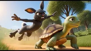 La tortuga y la liebre - canciones infantiles y caricaturas para niños