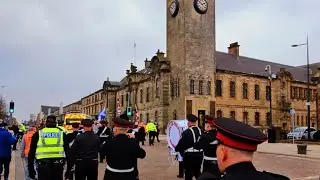 Clydebank Blitz memorial parade - Pride of the rock Flute Band (I Vow to Thee My Country)09/03/2024
