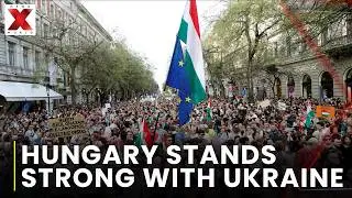 Hungarians Rally for Ukraine as War Nears Fourth Anniversary | NewsX World