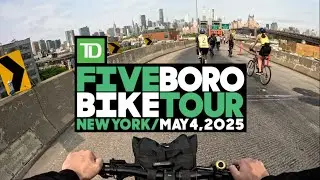 NYC Five Boro Bike Tour 2025 Wave 2 POV Highlights
