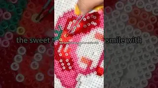 How to Make My Melody with Fuse Beads | Sanrio Pixel Art DIY with Pixie Beads #pixiebeads #mymelody