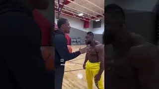 BIG guy interrupted DABABY hoop session 👺 #dyplay #dababy #funnymoments #explore #basketball #shorts