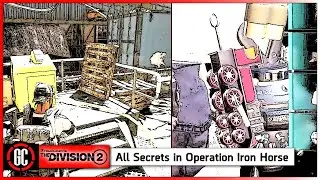 All Iron Horse Secrets | 4 Hidden Keys and 4 Hidden Backpack Trophies | The Division 2