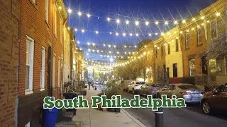 Evening walk in South Philadelphia | Jackson St to some of the streets around Passyunk Ave