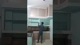 Aluminium cupboard work kitchen cabinet work in Hyderabad💯 termitefree water proof🚫💦
