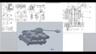 Square tool post design in SolidWorks || How to design Square tool post in solidworks