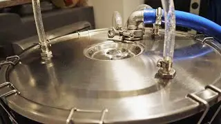SS Brewtech FTSs Conicle fermenter CIP sanitizing -  lid modification