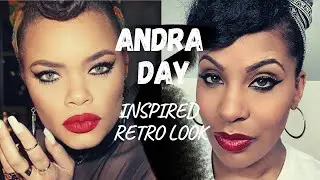 Andra Day Inspired Retro Hair and Makeup | Vintage Look Tutorial