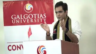 A motivational speech by Shri Pankaj Singh, MLA Noida in Galgotias University convocation 2020