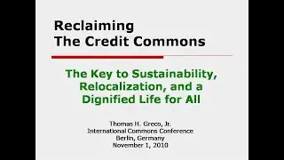 Reclaiming the Credit Commons