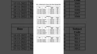 MSC date sheet 2022#aiou #info