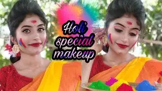 Holi special makeup tutorial