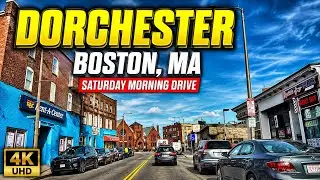 🚖 Dorchester Massachusetts | Saturday Morning 4k Driving Tour - 2/15/25