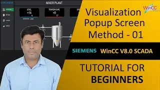 24- WinCC V8.0:How to Configuring Popup Screens with Picture Windows|Method 01|Step-by-Step Tutorial