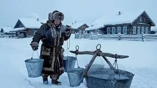 Women Carry Water at &minus;50&deg;C  Daily Life in Yakutia  Siberia Documentary