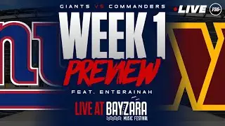 Превью первой недели Giants vs Commanders (при участии The Entertainah)
