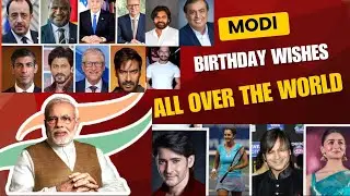 Modi birthday wishes form all over the world #modi #modiji #modinews #india #indianprimeminister 