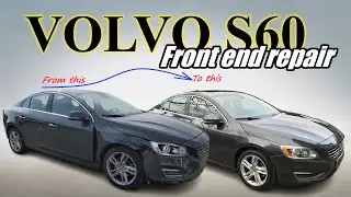 Front end repair of Volvo S60