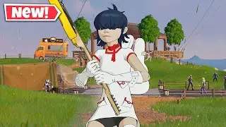 NEW NOODLE Skin Gameplay In Fortnite! (GORILLAZ)