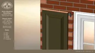 Timberlane Inc - Exterior Shutter Installation using a Lag Pintel