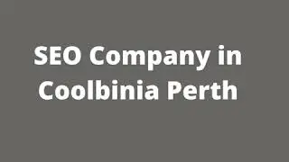 SEO Company in Coolbinia Perth