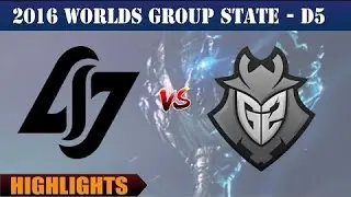 [Highlights] CLG vs G2 - LoL WCS 2016 D5 - Oct 06, 2016 | Counter Logic Gaming vs G2 Esports