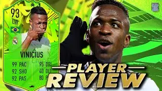 VINI 5⭐ SKILLER!!🤯 93 PATH TO GLORY VINICIUS JR. PLAYER REVIEW FOF PTG - FIFA 21 ULTIMATE TEAM