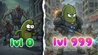 Aku Upgrade Timun ku Untuk Melawan Semua Zombie!
