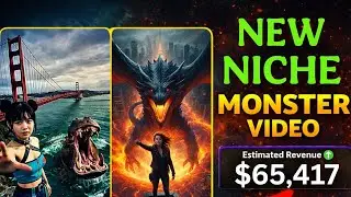 Skyscraper Monster Ai Video Kaise Banaye  AI monster video Kaise Banaye New Niche 