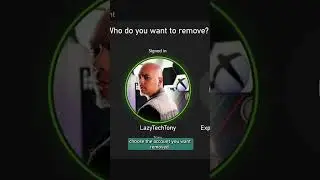 Remove Xbox User Profile #shorts