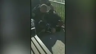 Man put in apparent chokehold by police in Queens admitted to hospital