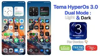 Тема HyperOS 3.0 для Infinix/Tecno/Itel