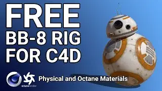 Free Rigged BB-8  - Cinema 4D Tutorial